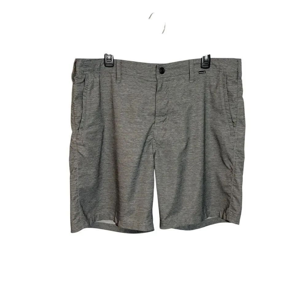 Hurley Nike DriFit gray hybrid shorts - 36